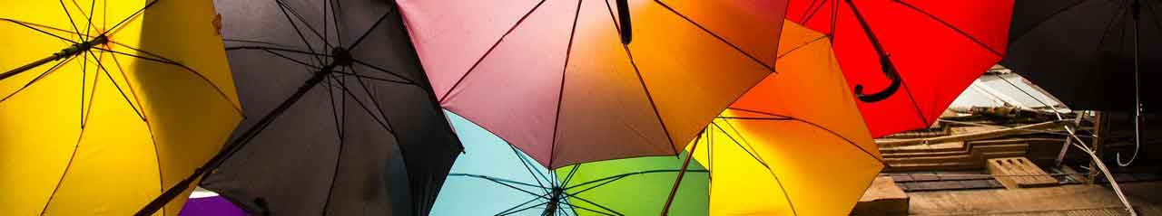 Parapluies qui assurent la protection