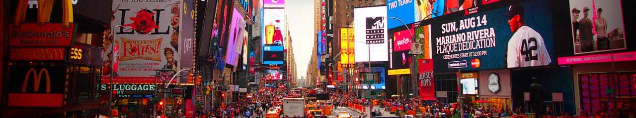 Lieu de tous types de consommation, Time square